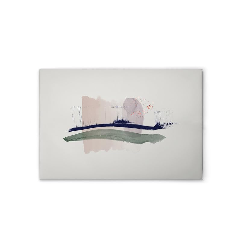 Impression sur toile moderne tableau art abstrait multicolore blanc DD132291