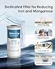 Waterdrop Whole House Water Filter System, Reduce Iron & Manganese, with Carbon and Sediment Filters, 5-Stage Filtration, Reduce Iron, Lead, Chlorine, Odor, 2-Stage WD-WHF21-FG, 1" Inlet/Outlet