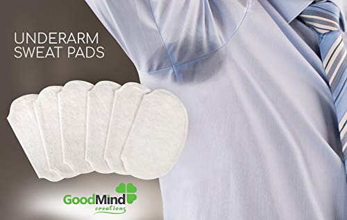 Underarm Sweat Pads [24Pcs/12Pairs] Keep Your Armpits Fresh, Guard Your Shirt Stop Sweat Spots Or Stains Fight Excessive Sweating With Disposable Individually Packed Pairs Cotton Pads. #TOP2