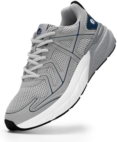 FitVille Laufschuhe Herren Extra Weite Sportschuhe Hallux Schuhe Atmungsaktiv Fitnessstudio Turnschuhe rutschfest Outdoor Joggingschuhe Freizeit Straßenlaufschuhe