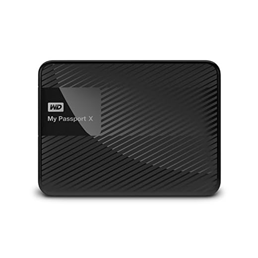 WD My Passport X 2 TB Portable Hard Drive (WDBCRM00200BBK-NESN)
