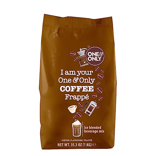 One&Only Frappé Powder Coffee Flavoured 1 kg - Getränkepulver mit Kaffee zur Zubereitung eines Frappés im Mixer