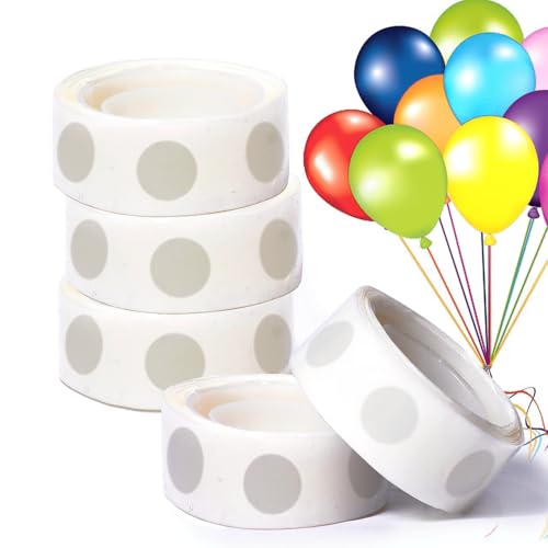 Twins Markhor®500 Pieces Glue Sticky Dot for Balloons Sticky Dots Double Sided Tape for DIY Craft Decorations,Glue Balloon Dots Double Sided Balloon Stickers for Crafting (500, 2)