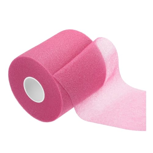 Image of Pink Badminton Grip Tape, Cushion Wrap for Badminton Racket, Shock Absorption Grip Tape for Badminton and Tennis, 7 cm x 10 m, Enhancing Grip Comfort and Better Control of The Racket