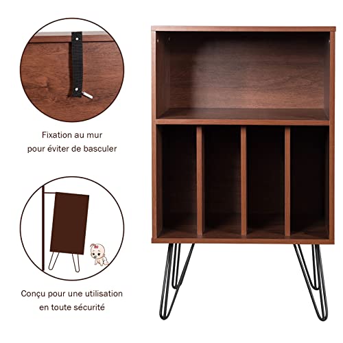 GOPLUS Table d’Appoint avec Armoire de Rangement, Bout de Canapé pour Bureau,Salon avec Pieds en Métal, 5 Etagère de… - Les Beatles, Paul McCartney, John Lennon, RIngo Starr, George Harrison GOPLUS Table d'Appoint avec Armoire de Rangement, Bout de Canapé pour Bureau,Salon avec Pieds en Métal, 5 Etagère de… – Image 7