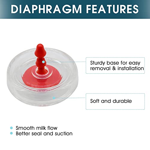 Begical Hand Replacement Silicone Diaphragm Compatible With Lansinoh Breast Pumps Replace Lansinoh Breast Pump Parts/Accessories Use With Manual Breast Pumps #TOP2