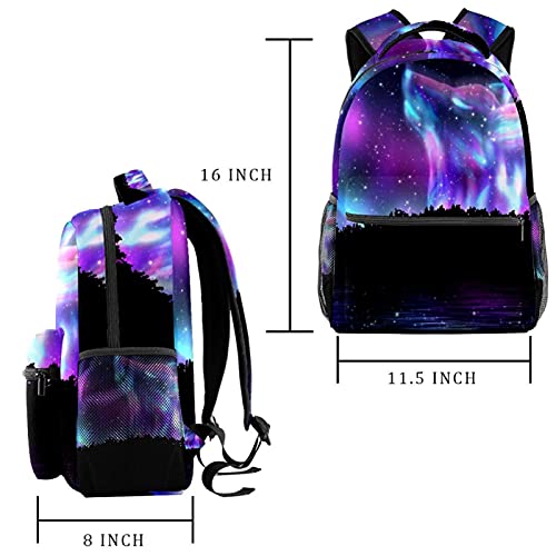 Mochilas ligeras de lobo galaxia para organizar equipaje de camping 2