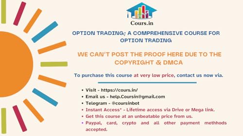 267.6Rs - Option Trading; A Comprehensive Course For Option Trading