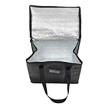 Cabilock Große Isolierte Lunch Tasche Wasserdichte Thermotasche mit Zwei Reißverschlüssen und...