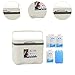 Menolana Camping Cooler, Ice Box Chest, for Freeze/Hot Food 6 L with Ice Pack Cold Storage Case for Yard Camping Beach Hiking Fishing, White