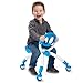 YBIKE Pewi Walking Ride On Toy - from Baby Walker to Toddler Ride On for Ages 9 Months to 3 Years Old, YPIW3, Blue