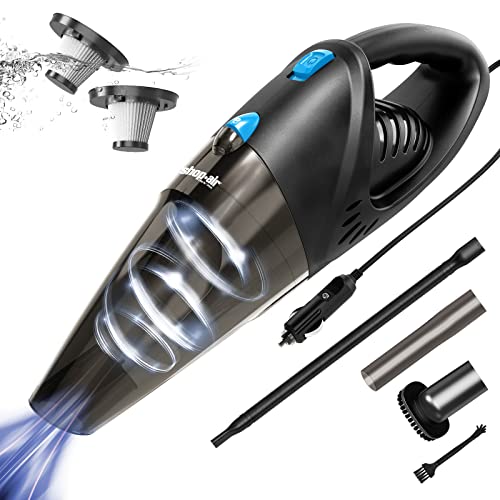 SHOP·AIR Car Vacuum Cleaner, 12V/106W High Power Handheld Portable Car ...