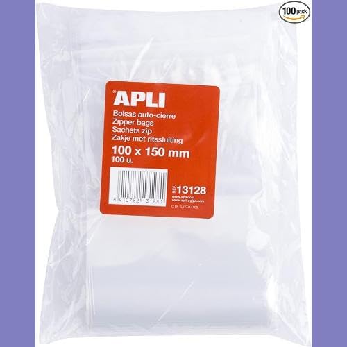 100 Pezzi Sacchetti Di Plastica Trasparenti Impugnatura Buccia E - Foto 9