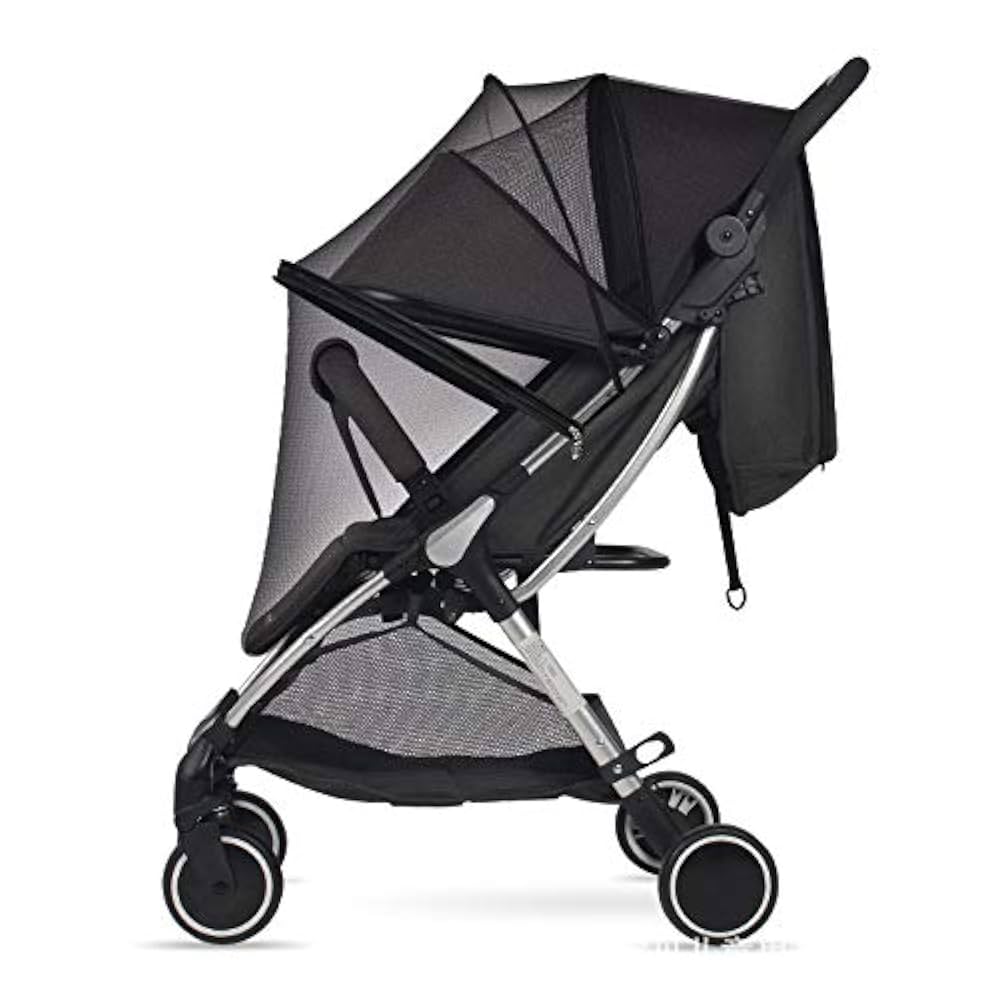 Universal Baby Stroller Sun Shade Sun Cover For Pram Buggy Pushchair Carriage, Waterproof Strollers Parasol Sunshade Awning Canopy Protection Shield With Great UV Protection Performance (Black