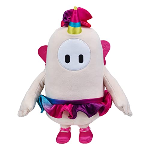 FALL GUYS Moose Toys - Fairycorn Bean Skin Official Collectable 12" Super Soft Cuddly Deluxe Plush Toys from The Ultimate Knockout Video Game 3 Characters to Collect Series 1, Multicolor (62548)