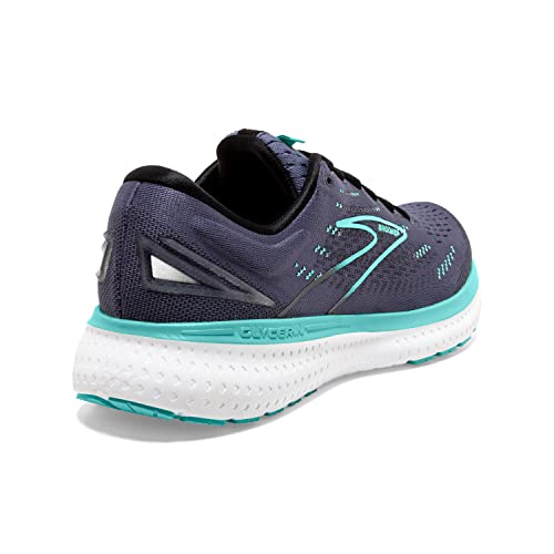 Brooks Women's Glycerin 19 Neutral Running Shoe - Nightshadow/Black/Blue - 5