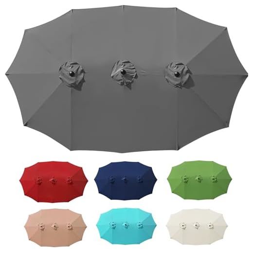 AONETOZ 12 Ribs Umbrella Canopy Replacement