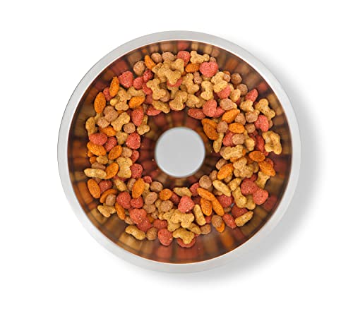 Kiba Pet Supply Ozark Ultra Premium 304 Food Grade Stainless Steel Slow Feed/Feeder Dog Bowl #TOP2