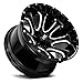 Hardrock H505 BLOODSHOT XPOSED Custom Wheel - 22x12, -51 Offset, 6x135 Bolt Pattern, 87.1mm Hub - Gloss Black with Milled Accents Rim
