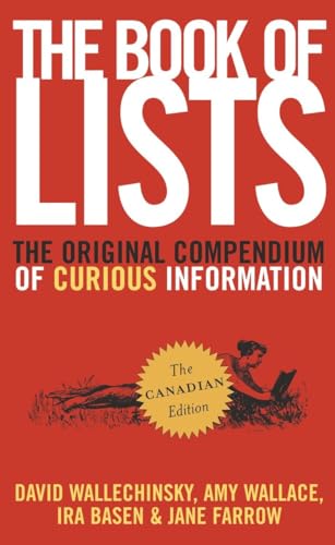 The Book of Lists: The Original Compendium of Curious Information, Canadian Edition