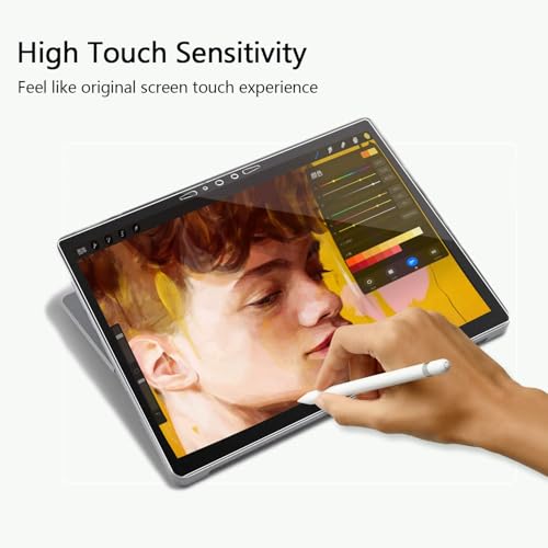 Megoo [3-Pack Glass Screen Protector for Microsoft Surface Go 4/ Surface Go 3/ Surface Go 2 10.5 Inch, Easy Installation, Precise Cutouts, Scratch Resistant, High Sensitivity - Thumbnail 3