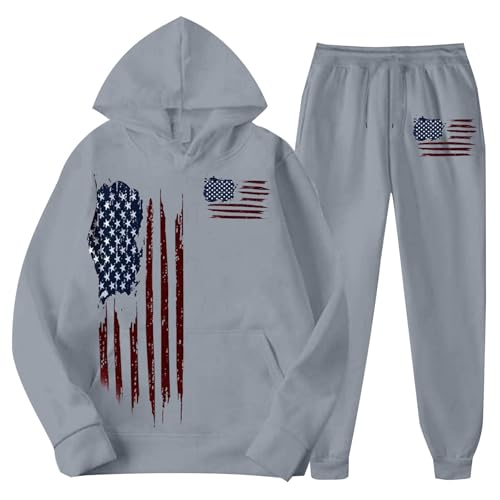Ensemble à capuche imprimé 3D gris XL coupe confort homme - 2
