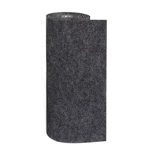 Image of 1pcs 60x200 cm Carpet Tiles, Dark Grey Self Adhesive Carpet Tile