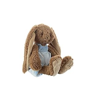 Dilly dudu Holiday Plush Bunny Rabbit Stuffed Animal Soft Toys Cuddly Dolls Best Gifts 12 Inch Brown