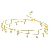Stalora Chaîne de Ventre Femme, Bijou de Corps Style Africain, Chaîne de Taille en Alliage Réglable, Bijoux de Corps Été Plage Bikini, Chaîne de Ventre pour Femmes