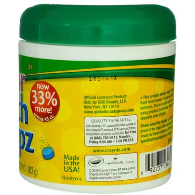 Crayola Bath Dropz 102 g, 60 comprimidos (pacote com 2)