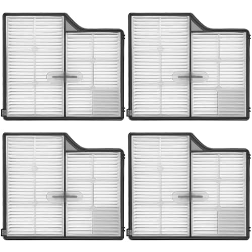 HEPA Filter for Roborock Saros 10 / G30, Washable Replacement Filter Accessories for Robot Vacuum Cleaner, Vacuum Cleaner Filter, Pack of 4