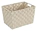 WENKO Cestino da bagno Adria M, beige - cestino per il bagno Capacità: 13.2 l, Polipropilene, 35 x 22 x 25.5 cm, Beige