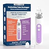 Eustachian Tube Exerciser Ear Pressure Relief Device - Portable Ear Popper for Airplane Travel, Diving, and Altitude Changes, Safe Non-Invasive Solution for Clogged Ears, Tinnitus, and Sinus Pressure