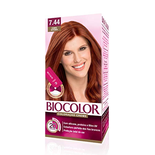 Tinta de Cabelo Biocolor Mini Kit Cobre Intenso 7.44, Biocolor