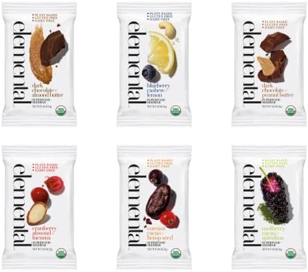 Elemental Superfood Seedbars, Variety Pack, 1.8 Ounce - 12 Pack, 100% Certified Organic, Non-GMO Verified, Gluten Free, Dairy Free, Plant Based