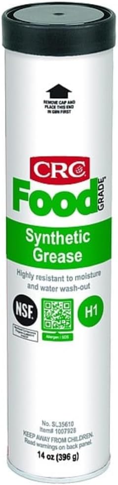 SL35610 Synthetic Food Grade Grease, 14 Ounce, Clear, Colourless Grease by CRC