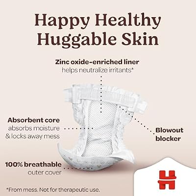 Huggies Size 2 Diapers, Skin Essentials Baby Diapers, Size 2 (12-18 lbs), 192 Count (3 Packs of 64), Packaging May Vary