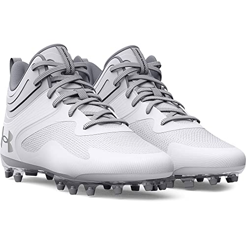 Under Armour Men's Command Mid Lacross Mt Tpu Cleat Shoe, White, 12 #TOP2