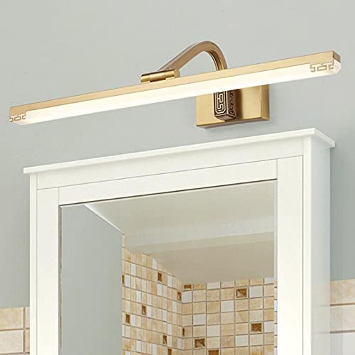 Éclairage de vanité LED 53 cm couleur cuivre pour miroir - 3