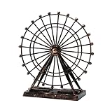 Rose Gold Ferris Wheel Statue - Metal London Souvenirs & Gifts for Home & Office