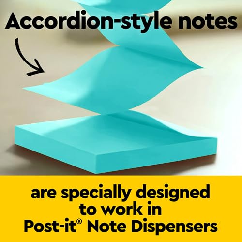 Pop-Up Refills, 3 x 3, Five Neon Colors, 12 100-Sheets, Pads/Pack