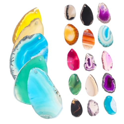 Tranches colorées d'agate pour une décoration bohème chic