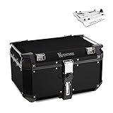  Top Case Set Yamaha XT 1200 Z Super Tenere 10-17 Kappa Monokey KVE58B Aluminio negro con soporte aluminio incluida