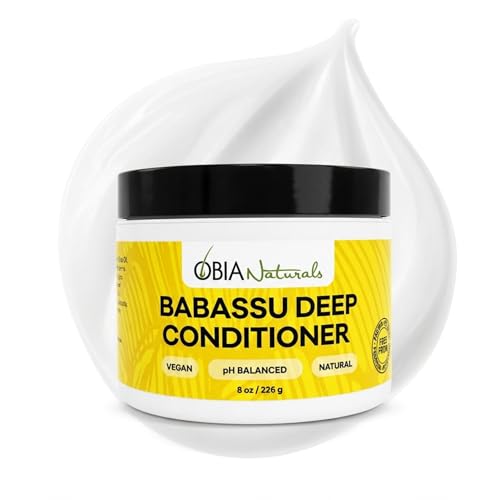 OBIA Naturals Deep Conditioner - Babassu Oil, 8 fluid ounces - Moisturizing, Protein-Free, Repairs...