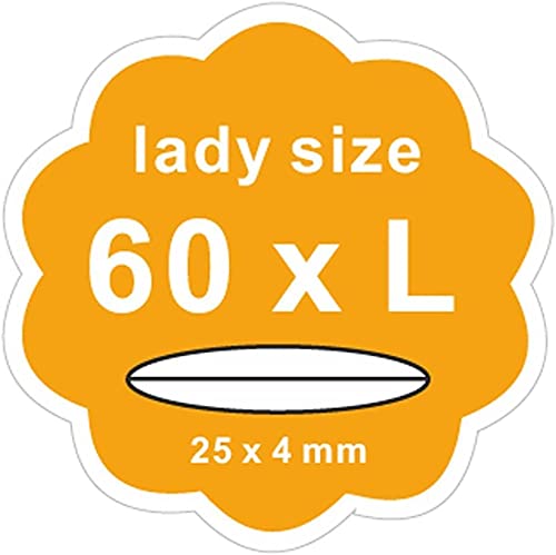 FOLI - SCHLUPFLID TAPE - Augenlid Lifting ohne OP - Schöne Offene Augen Lid Aufkleber - Lady (L) Pretty (M) Girl (S) (60 oder 2x 60 Paar)