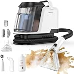 Uwant Y100 Steam 3-in-1 Carpet Spot Cleaner, 18Kpa 1750W 100℃ Steam/65℃ Hot/Cold Modes, Handheld Upholstery Cleaner Machine for Spills/Pet Messes/Sofa/Car/Stairs, Self-Cleaning Function Dual 1.2L Tank