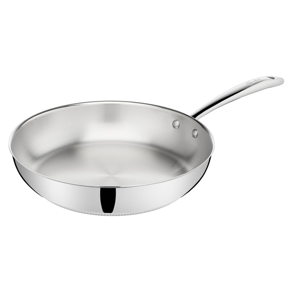 Lagostina Accademia Lagofusion Padella, Acciaio Inox con Maniglia rivettata, Diametro 26 cm