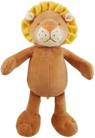 Simply Fido Leo 10-Inch Brown Lion Squeakers Dog Toy