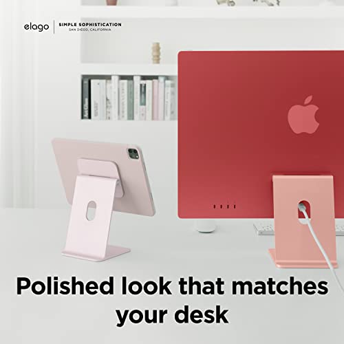 elago Premium iPad Magnetic Stand Designed for iPad Pro 12.9"(5th,4th Gen), 11"(3rd,2nd Gen), Air 10.9"(5th,4th Gen), Mini 8.3"(6th Gen, A17 Pro), 10.9"(10th Gen) [Sand Pink] by elago - Image 4