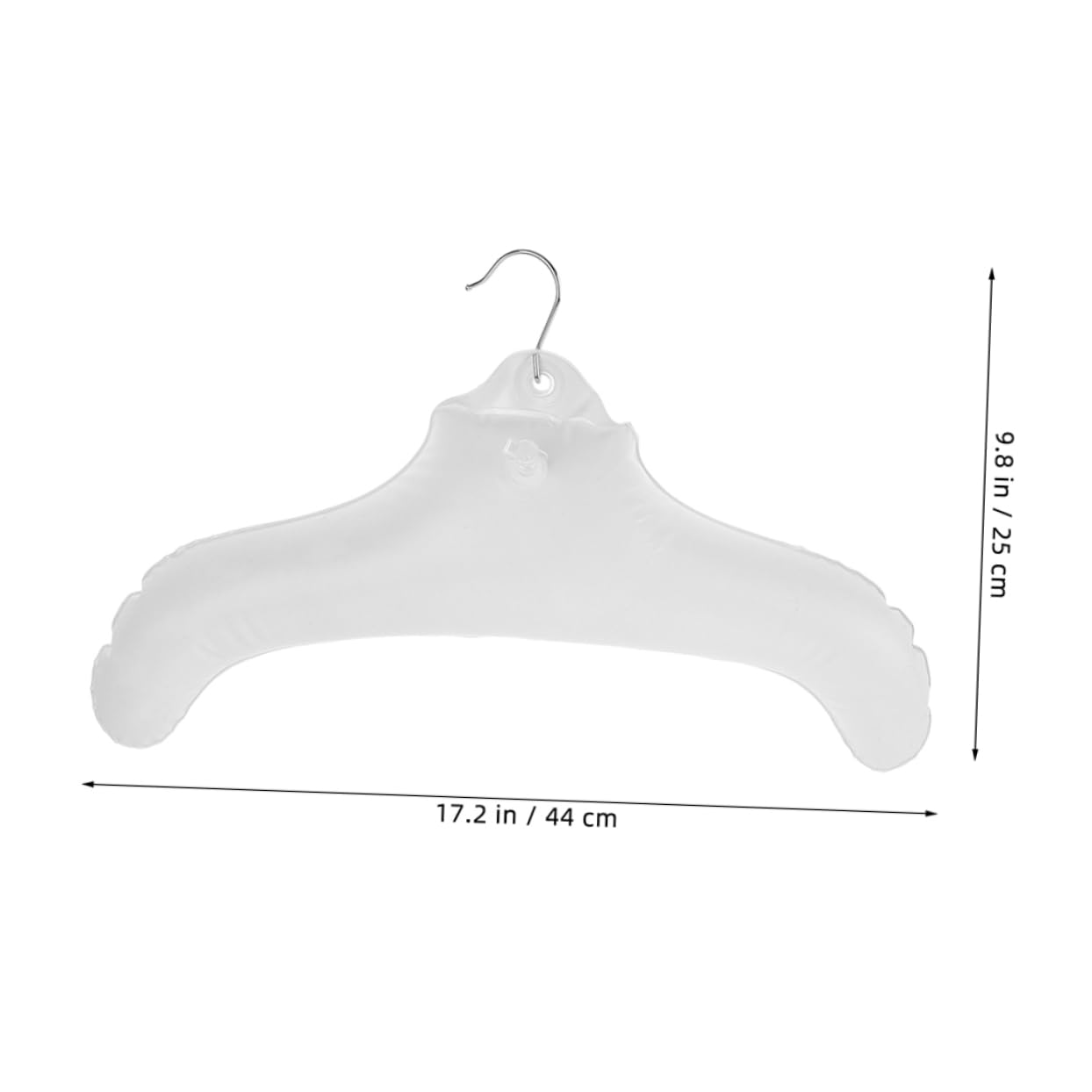 PRETYZOOM 8pezzi Grucce Inflabili Da Viaggio Pvc Appendini Leggeri e Compatti Per Abbigliamento Per Uso Facili Da Riporre e Utilizzare